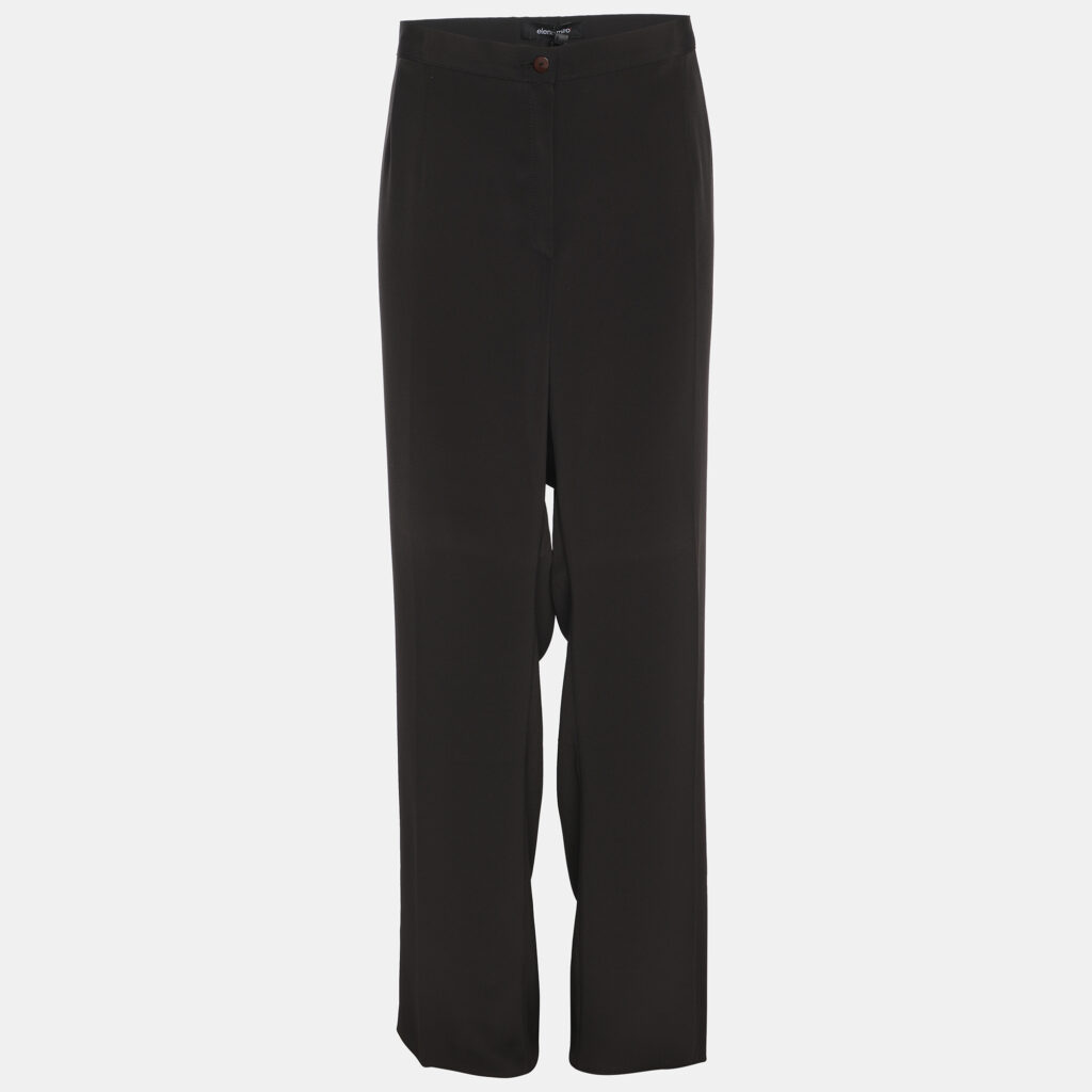 Elena Miro Dark Grey Jersey Trousers XXL Elena Miro Dark Grey Jersey Trousers XXL