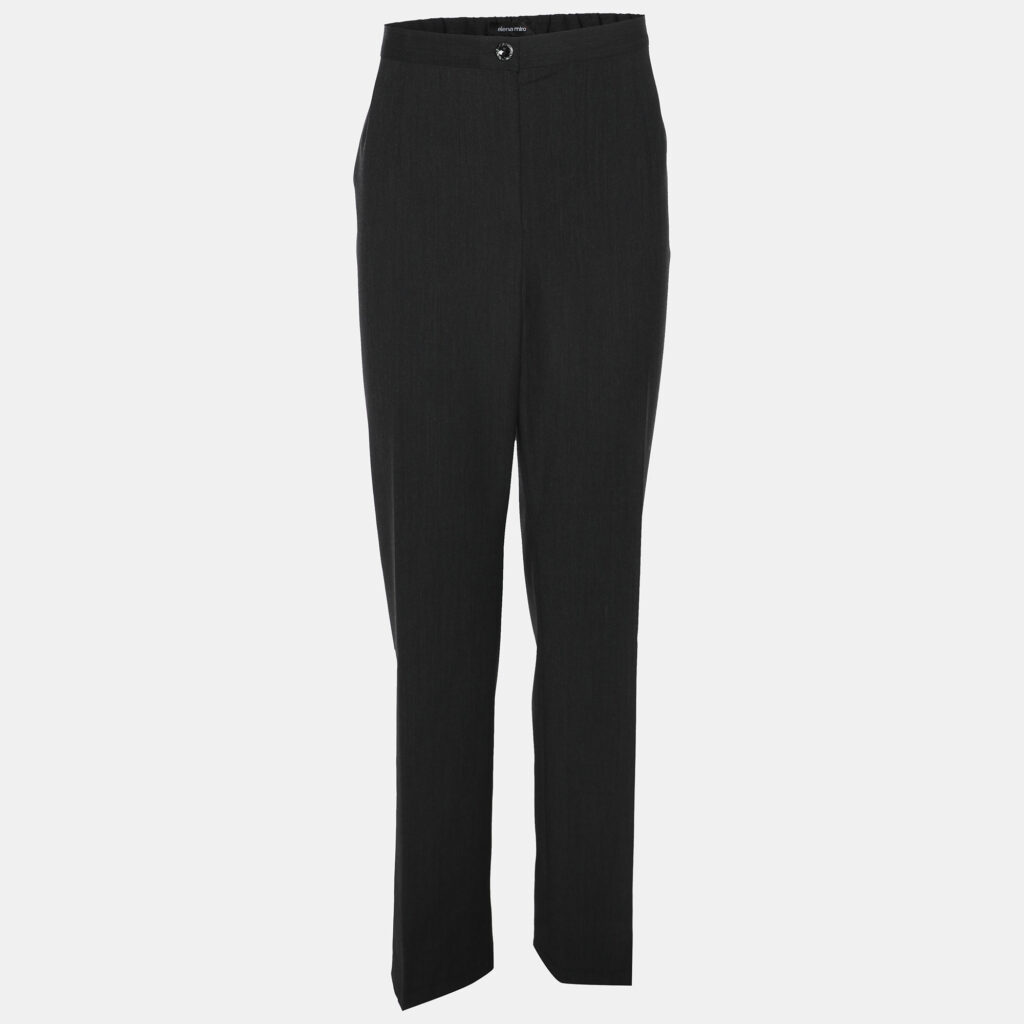 Elena Miro Dark Grey Wool Blend Trousers XXL Elena Miro Dark Grey Wool Blend Trousers XXL