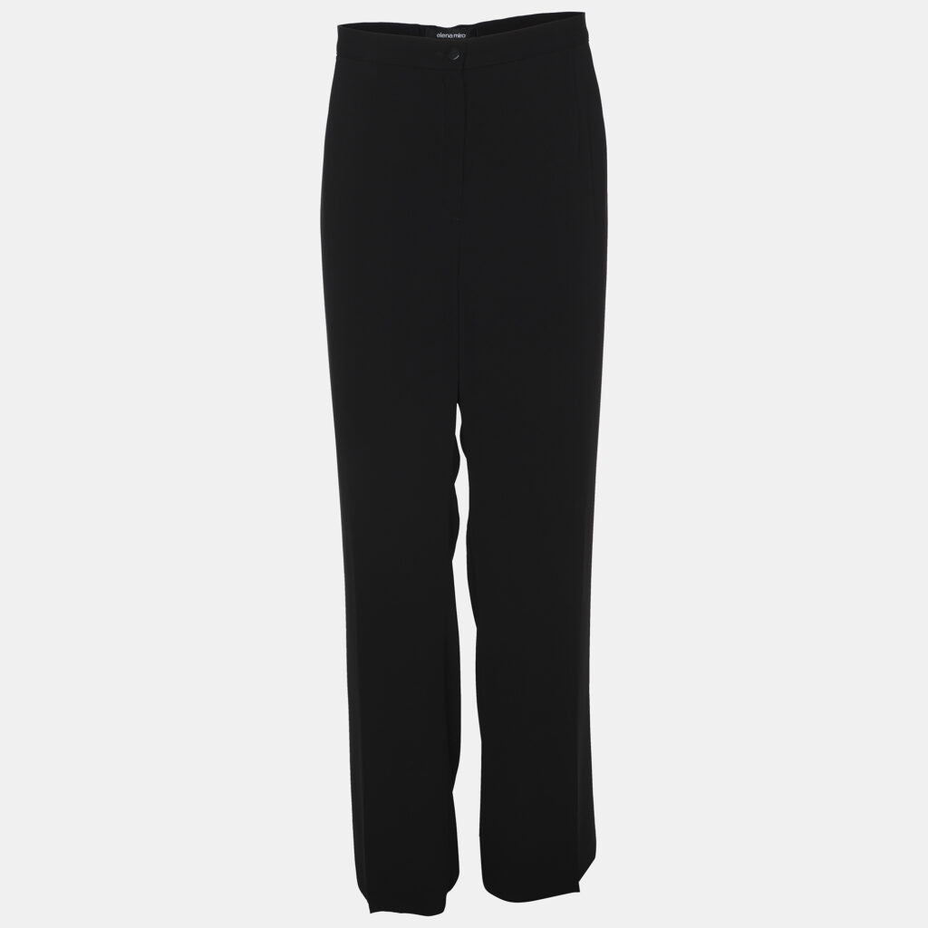 Elena Miro Black Crepe Trousers XXL
