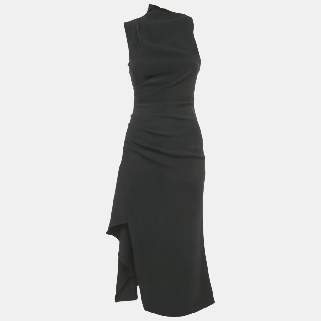 Elliatt Black Crepe High Neck Giovanna Dress XS Elliatt Black Crepe High Neck Giovanna Dress XS