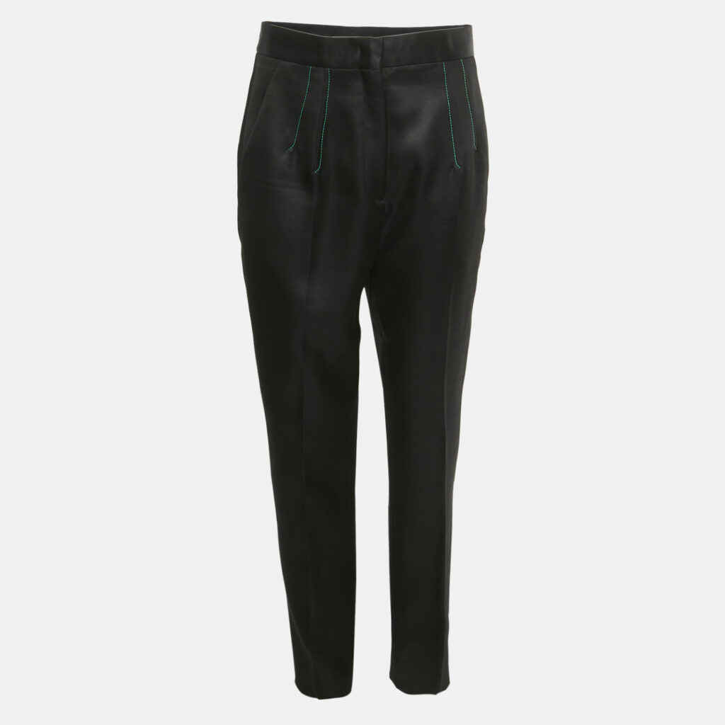 Emilio Pucci Black Wool Blend Trousers M Emilio Pucci Black Wool Blend Trousers M