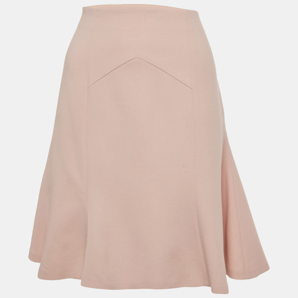 Emilio Pucci Pink Wool Fit & Flare Skirt M Emilio Pucci Pink Wool Fit & Flare Skirt M