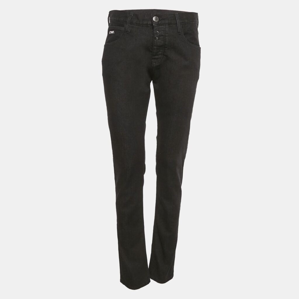 Emporio Armani Black Denim Skinny Jeans M/Waist 29" Emporio Armani Black Denim Skinny Jeans M/Waist 29"