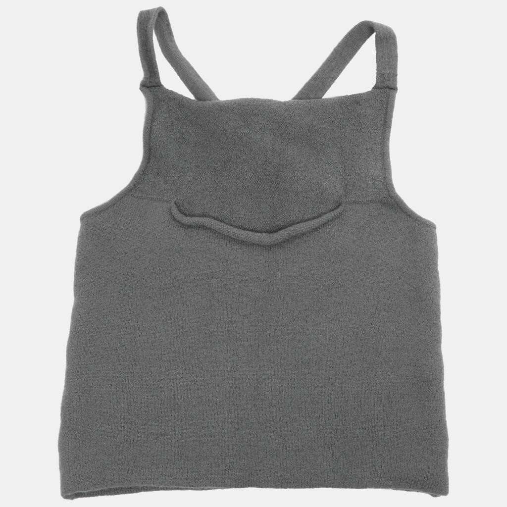 Emporio Armani Grey Wool Knit Top S
