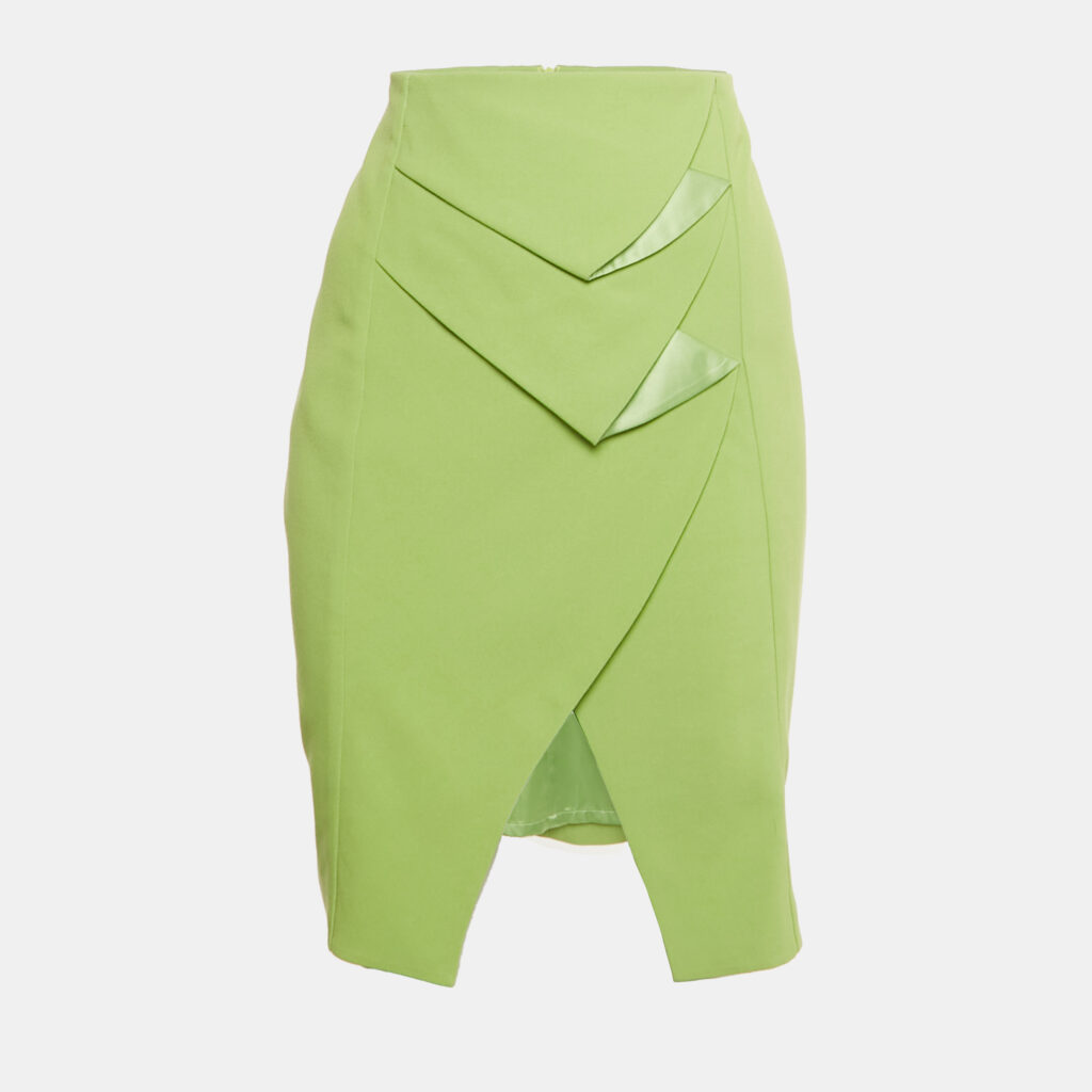Emporio Armani Green Crepe Pencil Skirt M Emporio Armani Green Crepe Pencil Skirt M