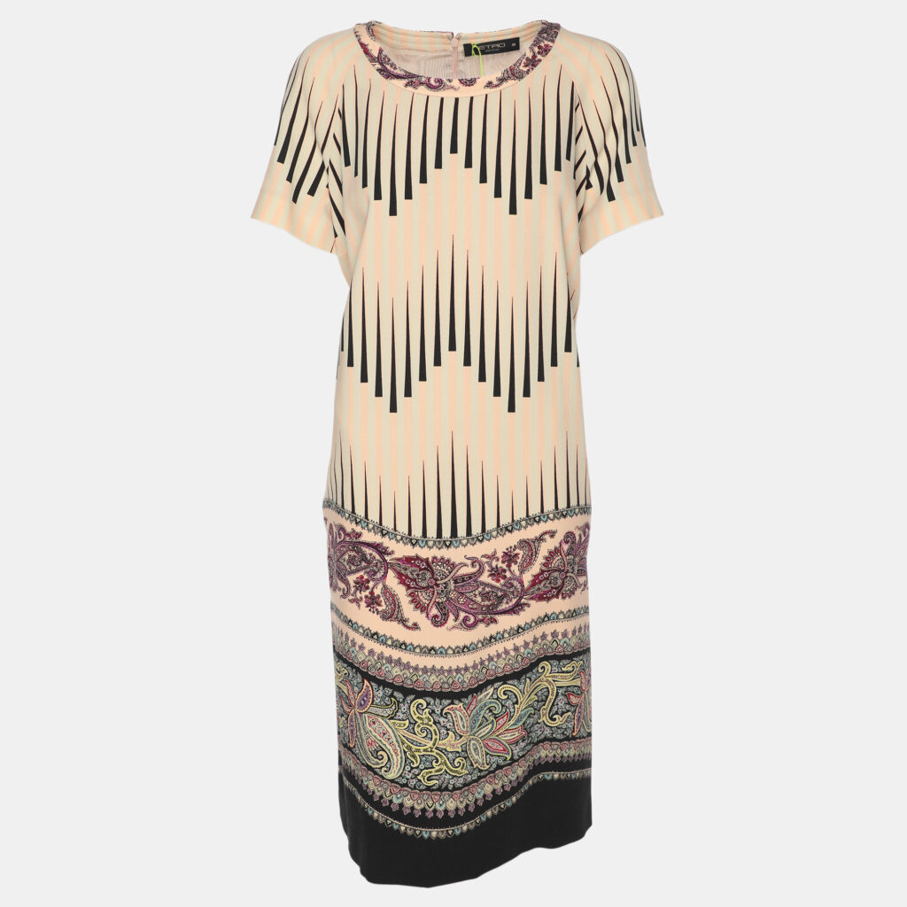 Etro Multicolor Printed Wool Dress L