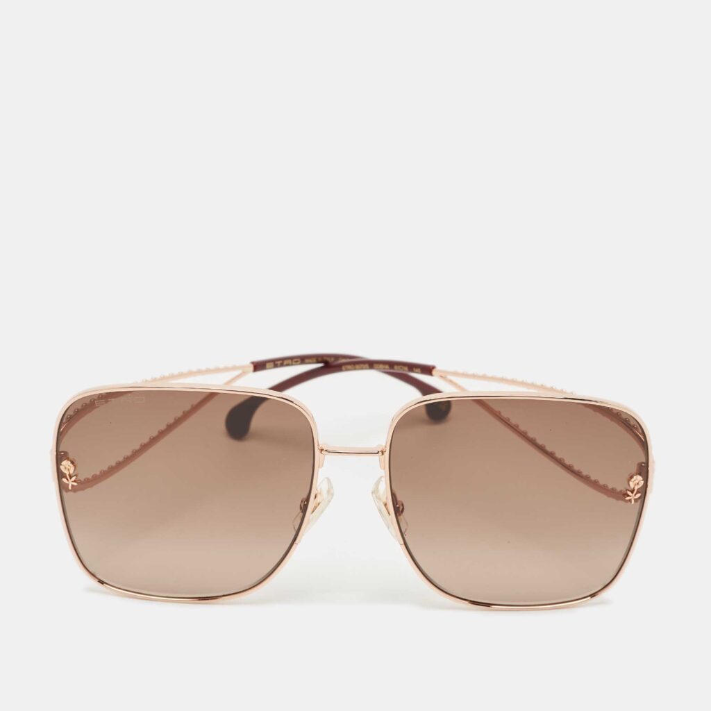 Etro Brown Gradient 0070/S Oversized Sunglasses Etro Brown Gradient 0070/S Oversized Sunglasses
