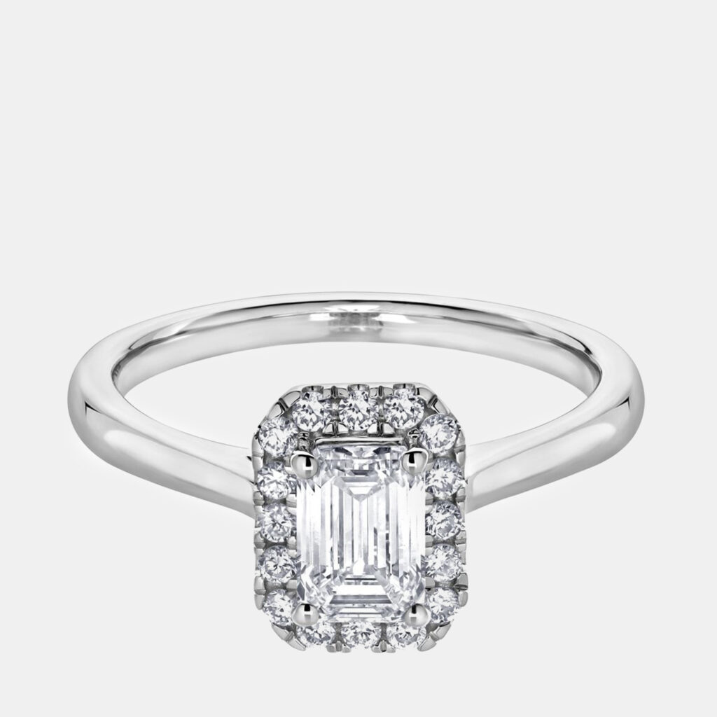 14K White Gold Lab Grown Diamond Solitaire plus Ring (0.9 cts) US 7 14K White Gold Lab Grown Diamond Solitaire plus Ring (0.9 cts) US 7