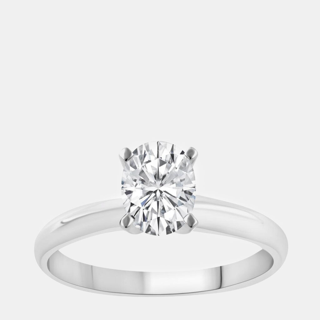 14K White Gold Lab Grown Diamond Solitaire Ring (1.5 cts) US 7 14K White Gold Lab Grown Diamond Solitaire Ring (1.5 cts) US 7