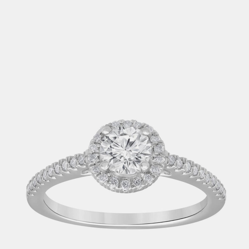 1.01ct 14k White Gold Lab Grown Diamond Engagement Ring US 7 1.01ct 14k White Gold Lab Grown Diamond Engagement Ring US 7