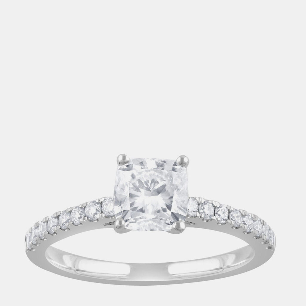 1.23ct 14k White Gold Lab Grown Diamond Engagement Ring US 7 1.23ct 14k White Gold Lab Grown Diamond Engagement Ring US 7