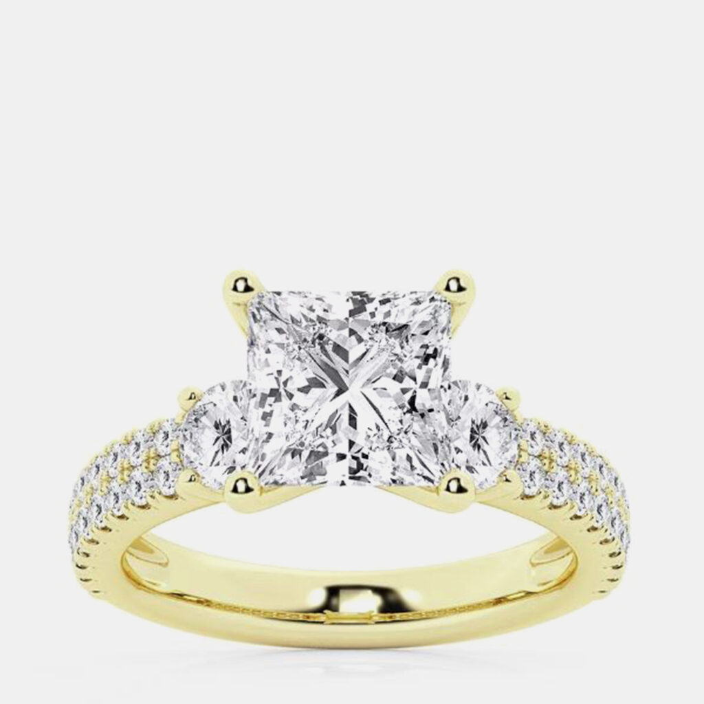 1.23ct 14k Yellow Gold Lab Grown Diamond Engagement Ring 1.23ct 14k Yellow Gold Lab Grown Diamond Engagement Ring