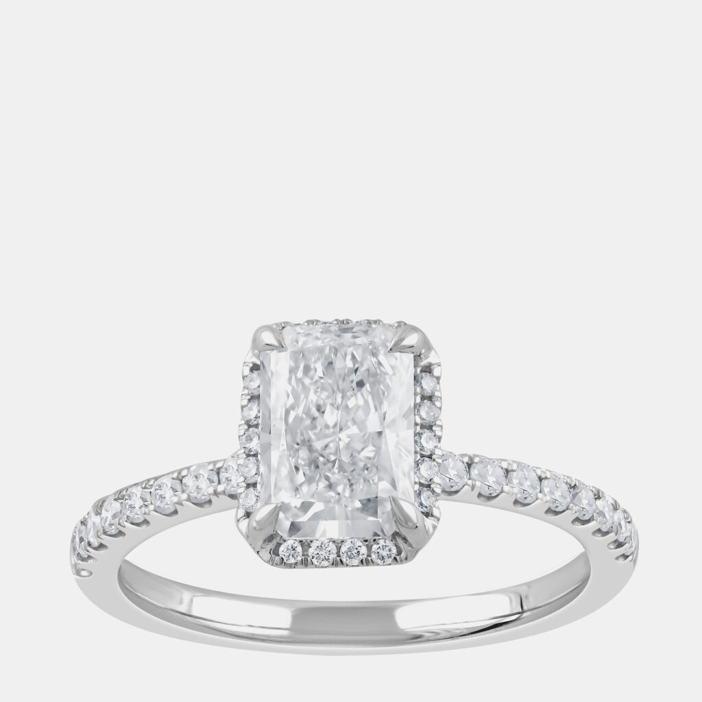 1.45ct 14k White Gold Lab Grown Diamond Engagement Ring 1.45ct 14k White Gold Lab Grown Diamond Engagement Ring