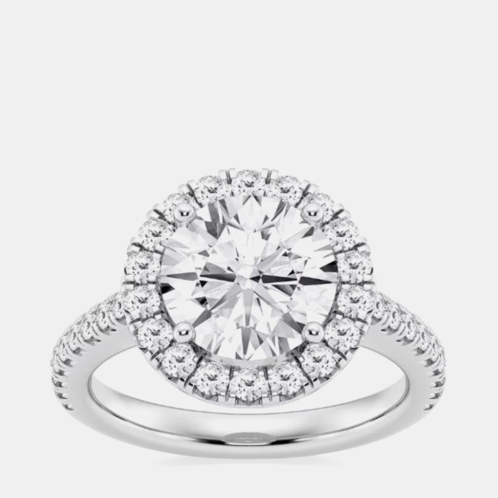 1.45ct 14k White Gold Lab Grown Diamond Engagement Ring 1.45ct 14k White Gold Lab Grown Diamond Engagement Ring