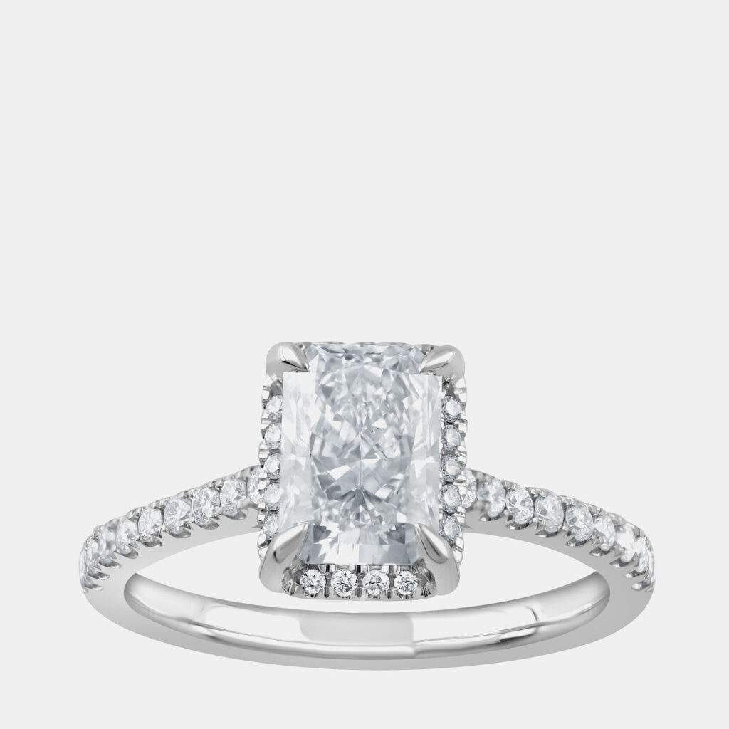 1.7ct 14k White Gold Lab Grown Diamond Engagement Ring 1.7ct 14k White Gold Lab Grown Diamond Engagement Ring