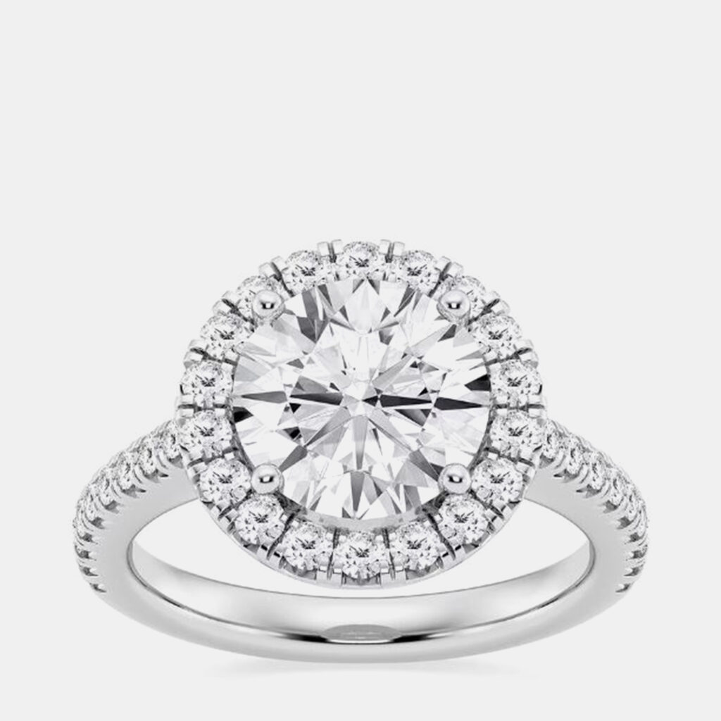 1.95ct 14k White Gold Lab Grown Diamond Engagement Ring 1.95ct 14k White Gold Lab Grown Diamond Engagement Ring