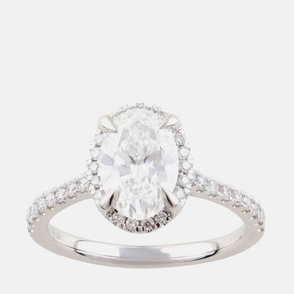 1.95ct 14k White Gold Lab Grown Diamond Engagement Ring 1.95ct 14k White Gold Lab Grown Diamond Engagement Ring