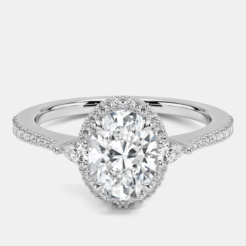 2ct 14k White Gold Lab Grown Diamond Engagement Ring 2ct 14k White Gold Lab Grown Diamond Engagement Ring