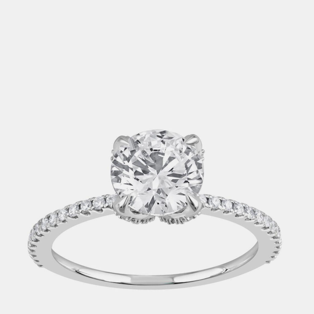 2ct 14k White Gold Lab Grown Diamond Engagement Ring 2ct 14k White Gold Lab Grown Diamond Engagement Ring