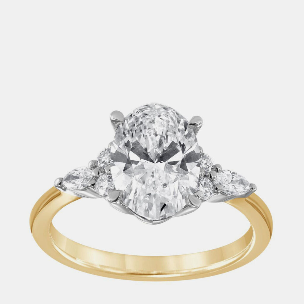 2.25ct 14k Yellow Gold Lab Grown Diamond Engagement Ring 2.25ct 14k Yellow Gold Lab Grown Diamond Engagement Ring