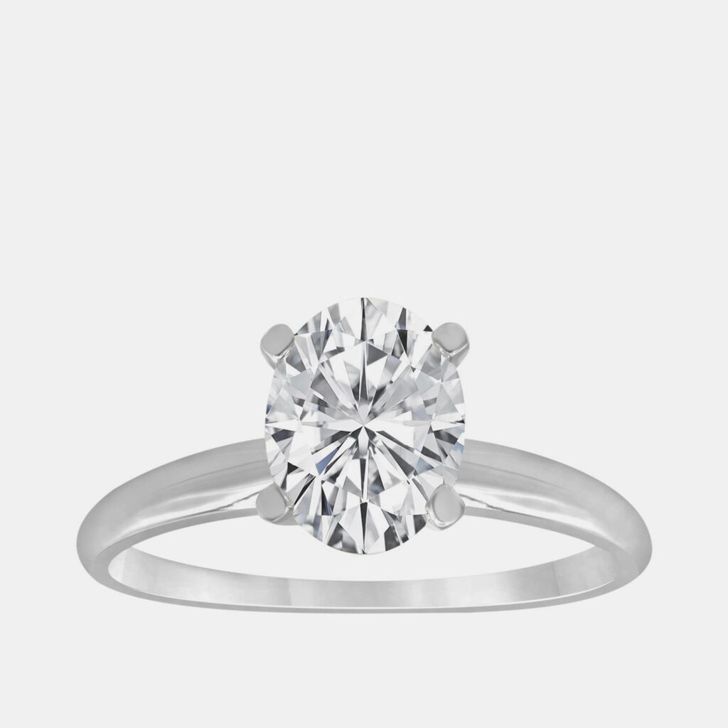 0.75ct 14k White Gold Lab Grown Diamond Solitaire Ring 0.75ct 14k White Gold Lab Grown Diamond Solitaire Ring