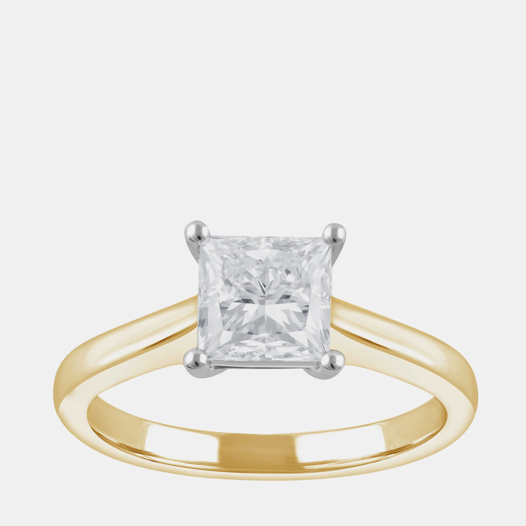 1.5ct 14k Yellow Gold Lab Grown Diamond Solitaire Ring 1.5ct 14k Yellow Gold Lab Grown Diamond Solitaire Ring