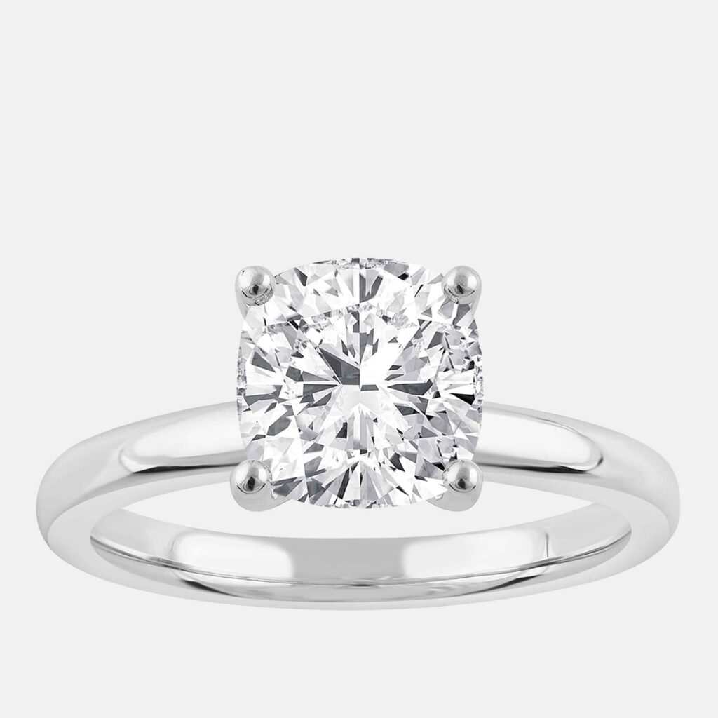 2ct 14k White Gold Lab Grown Diamond Solitaire Ring 2ct 14k White Gold Lab Grown Diamond Solitaire Ring