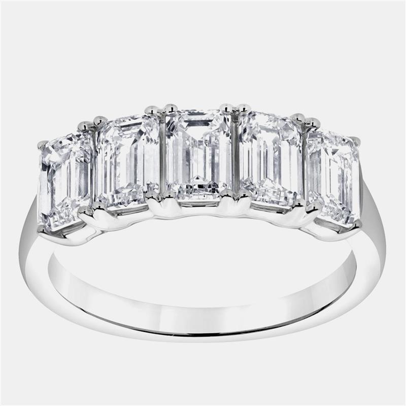 luxury-women-evolve-new-fine-jewelry-p1216625-001-1.jpg 1.5 cts 14k White Gold Lab Grown Diamond 5 Stone Band US 7