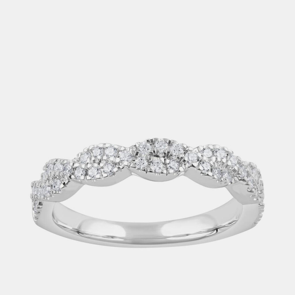 0.4ct 14k White Gold Lab Grown Diamond Band 0.4ct 14k White Gold Lab Grown Diamond Band