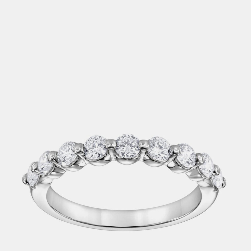 0.5ct 14k White Gold Lab Grown Diamond Band 0.5ct 14k White Gold Lab Grown Diamond Band