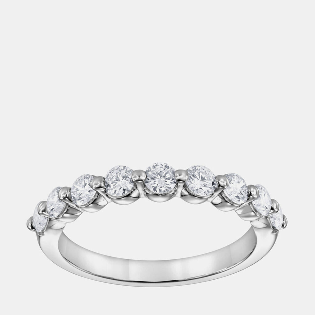 0.7ct 14k White Gold Lab Grown Diamond Band 0.7ct 14k White Gold Lab Grown Diamond Band