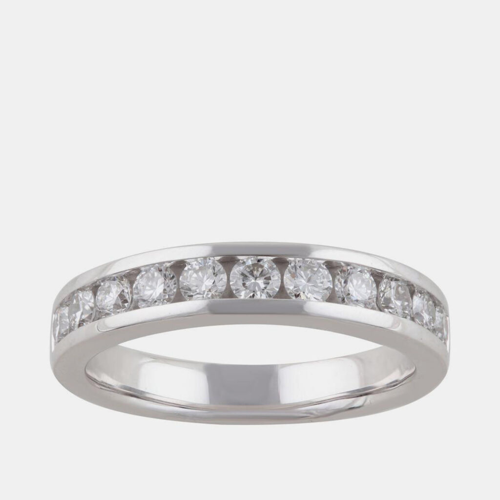 0.75ct 14k White Gold Lab Grown Diamond Band 0.75ct 14k White Gold Lab Grown Diamond Band