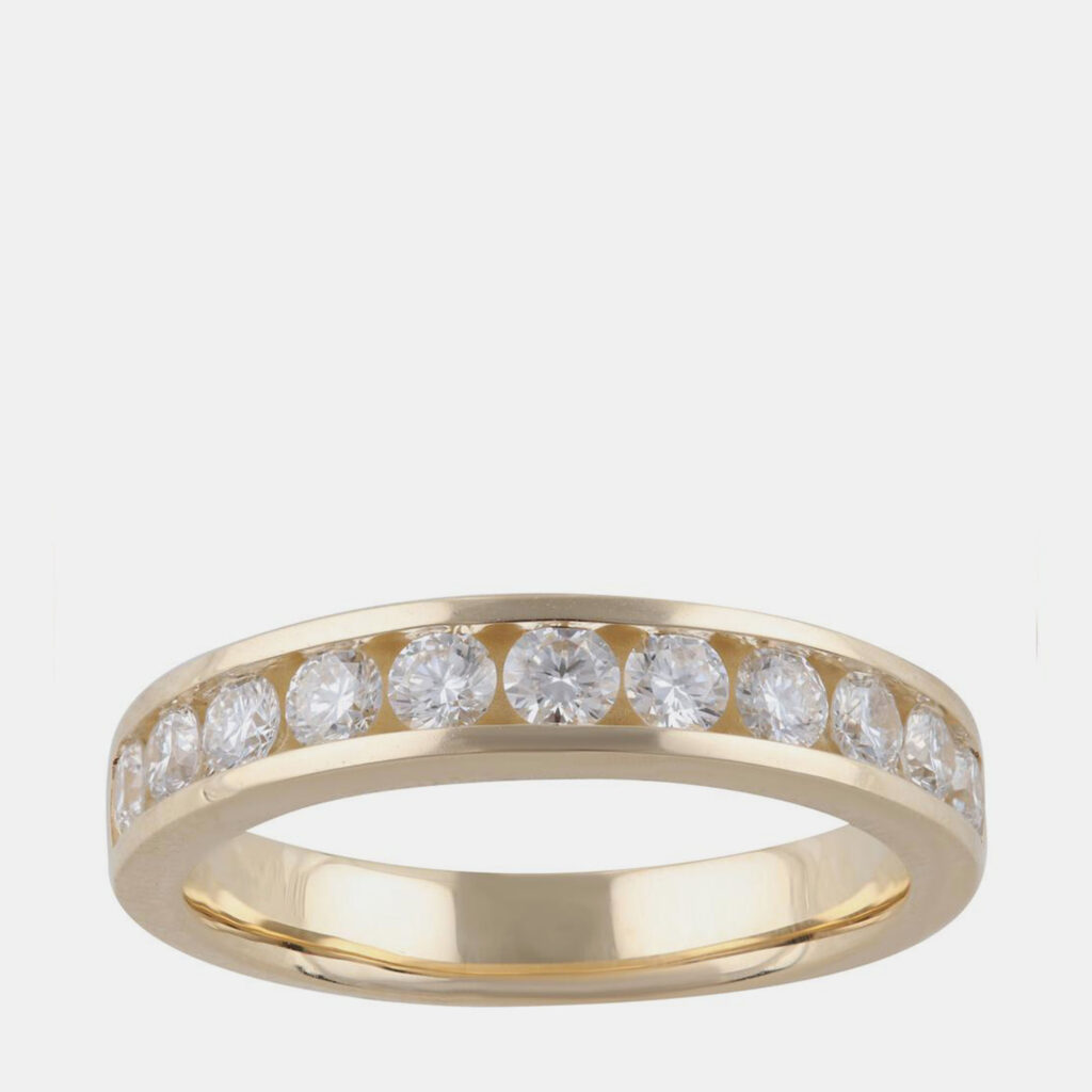 0.75ct 14k Yellow Gold Lab Grown Diamond Band 0.75ct 14k Yellow Gold Lab Grown Diamond Band