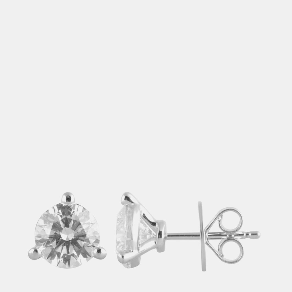 0.8ct 14k White Gold Lab Grown Diamond Martini Stud Earring 0.8ct 14k White Gold Lab Grown Diamond Martini Stud Earring