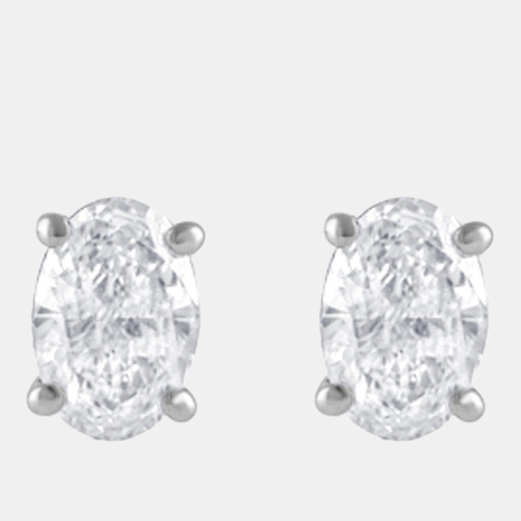 0.83ct 14k White Gold Lab Grown Diamond Basic Stud Earring 0.83ct 14k White Gold Lab Grown Diamond Basic Stud Earring