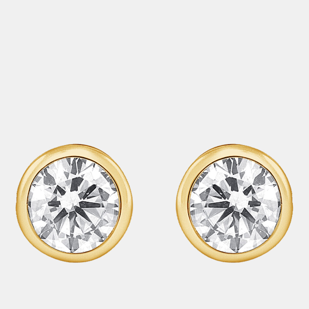 0.95ct 14k Yellow Gold Lab Grown Diamond Basic Stud Earring 0.95ct 14k Yellow Gold Lab Grown Diamond Basic Stud Earring