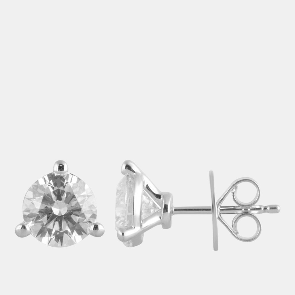 1.23ct 14k White Gold Lab Grown Diamond Martini Stud Earring 1.23ct 14k White Gold Lab Grown Diamond Martini Stud Earring