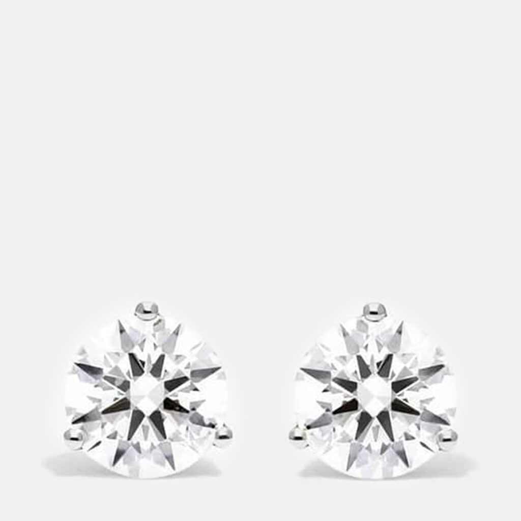 2ct 14k White Gold Lab Grown Diamond Martini Stud Earring 2ct 14k White Gold Lab Grown Diamond Martini Stud Earring