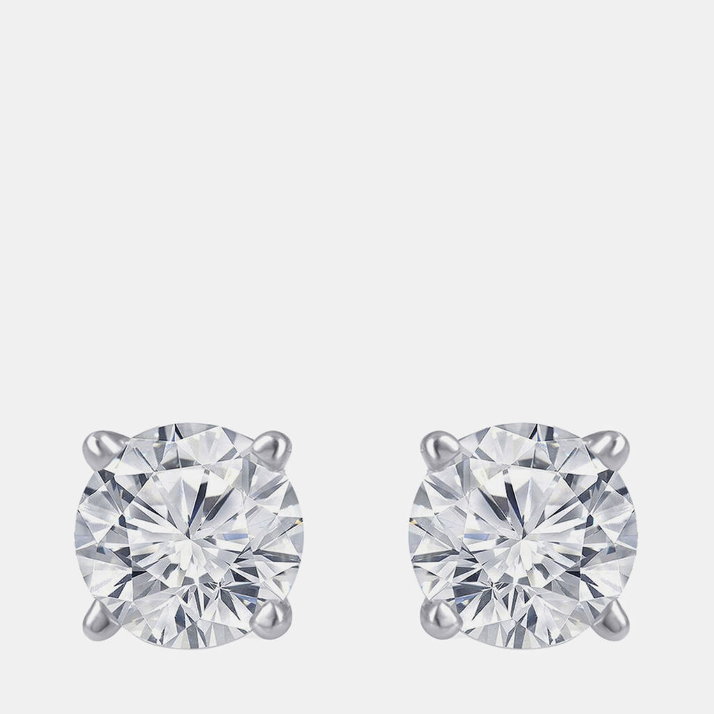 2ct 14k White Gold Lab Grown Diamond Basic Stud Earring 2ct 14k White Gold Lab Grown Diamond Basic Stud Earring