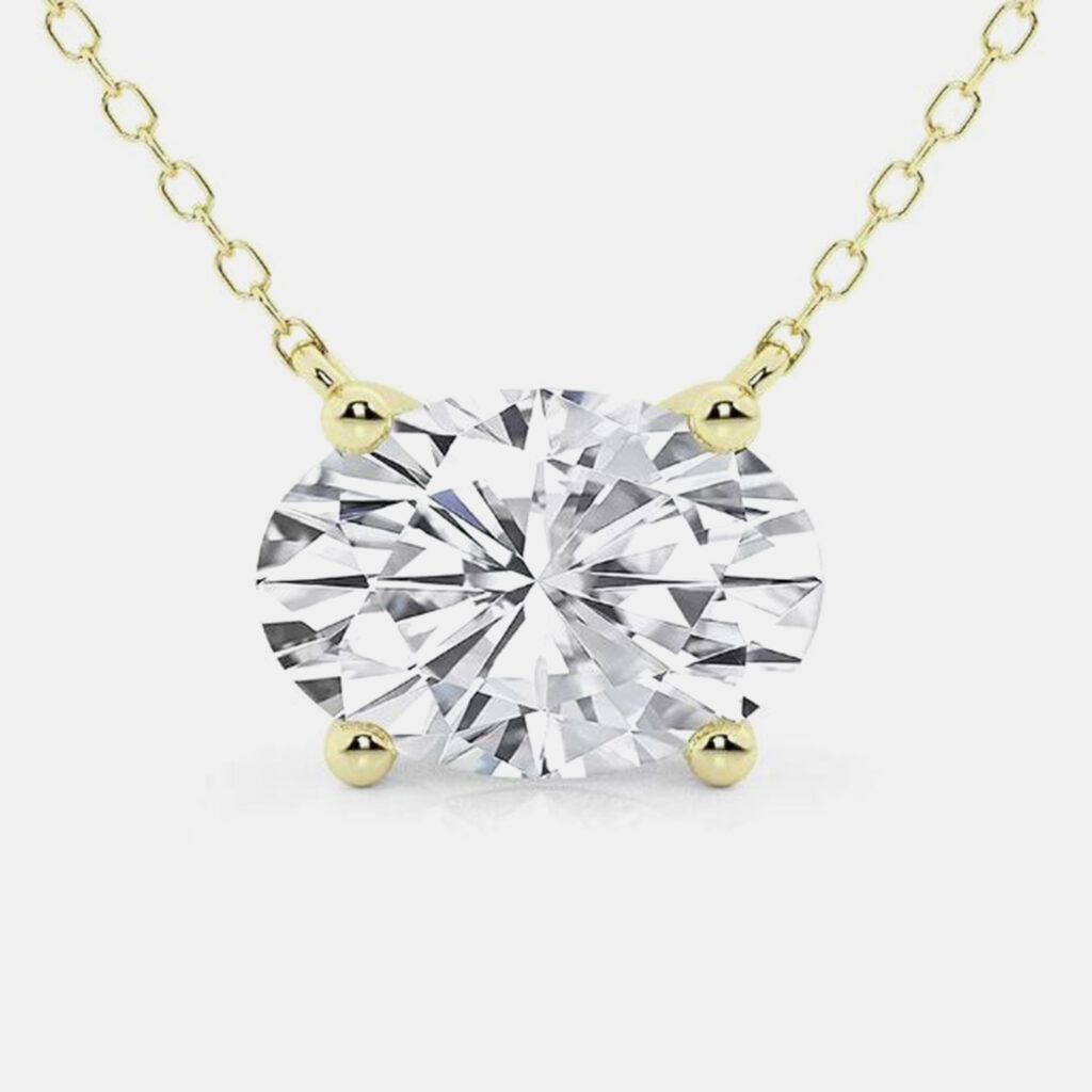 0.45ct 14k Yellow Gold Lab Grown Diamond Solitaire Pendant 0.45ct 14k Yellow Gold Lab Grown Diamond Solitaire Pendant