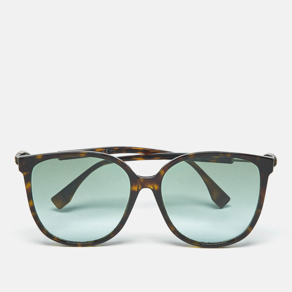 Fendi Tortoise Brown Gradient FF 0374/S Cat Eye Sunglasses Fendi Tortoise Brown Gradient FF 0374/S Cat Eye Sunglasses