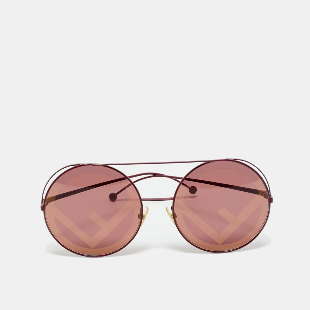 Fendi Red FF 0285/S Round Sunglasses Fendi Red FF 0285/S Round Sunglasses