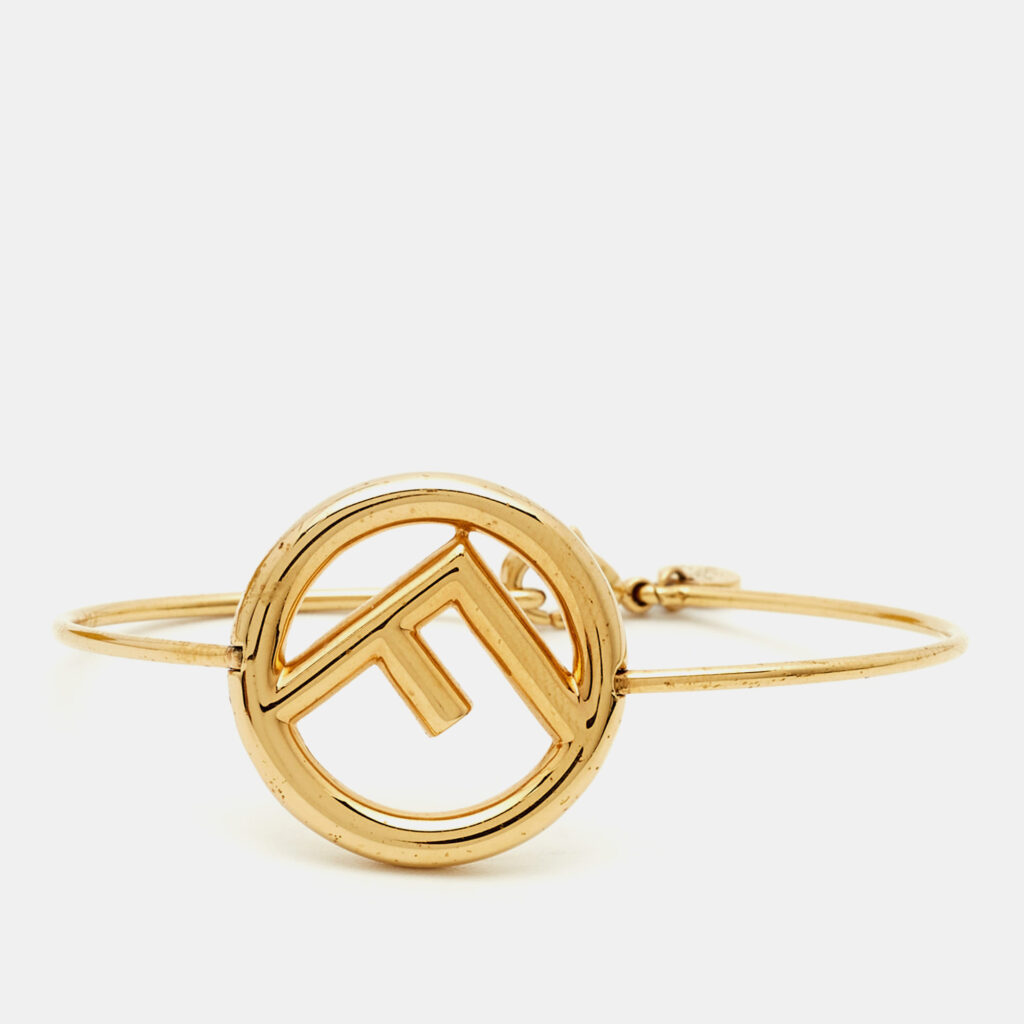 Fendi F is Fendi Gold Tone Bracelet