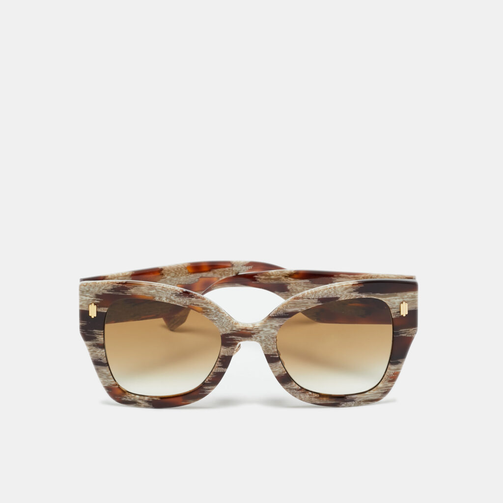 luxury-women-fendi-used-accessories-p1244406-001-1.jpg Fendi Brown Gradient FF0434/C/S Printed Frame Butterfly Sunglasses