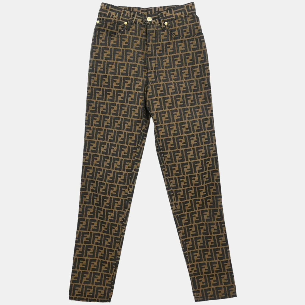 Fendi Zucca Long Pants Brown #40