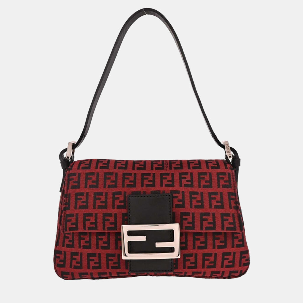 Fendi Red Zucchino Handbag