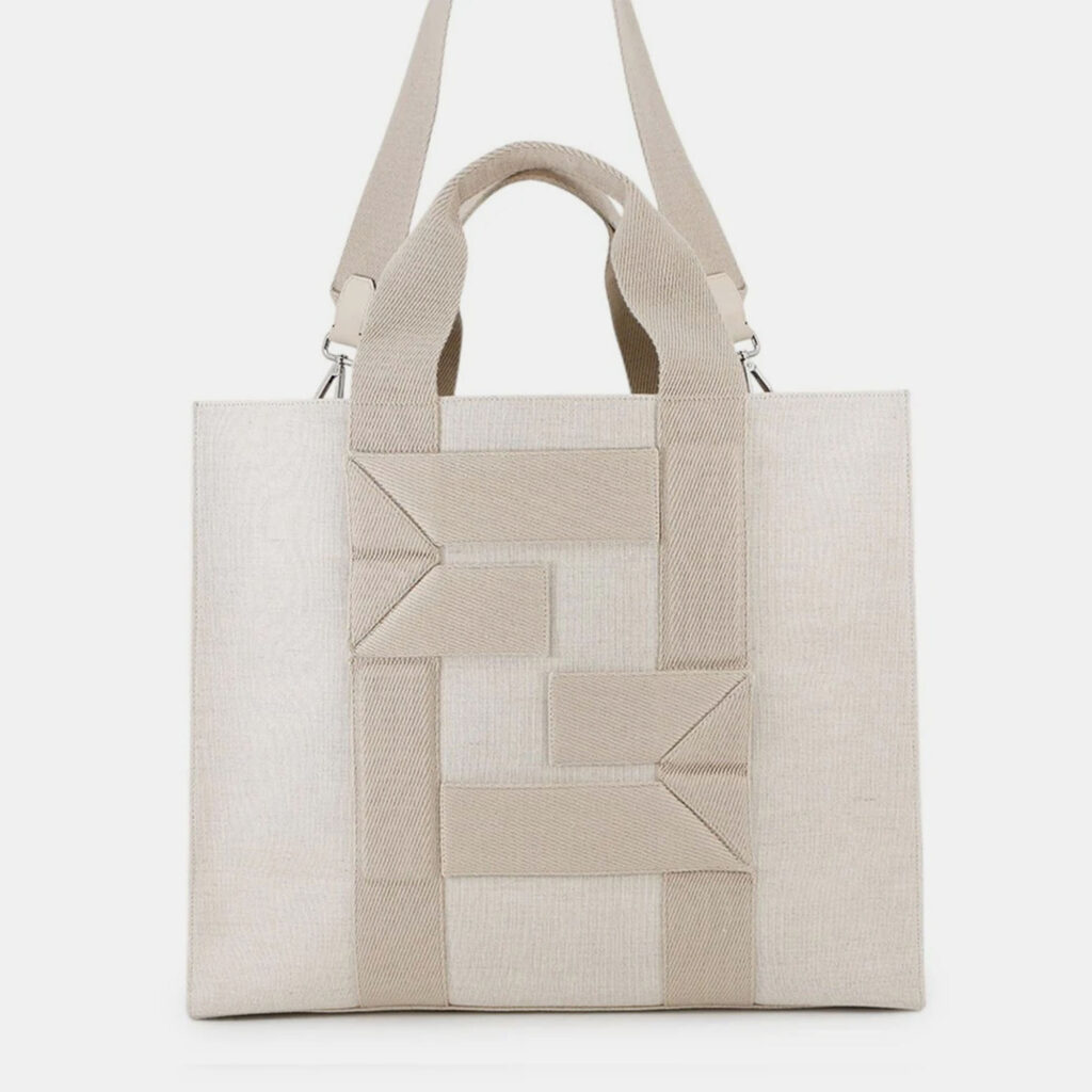 Fendi Shopping Bag Beige Canvas