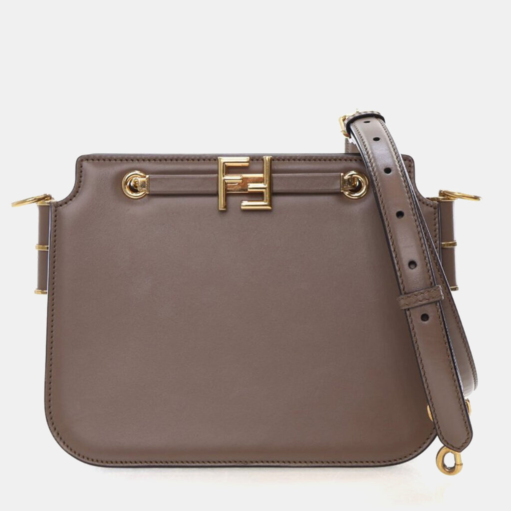 Fendi Vitello King Luxor Touch Shoulder Bag