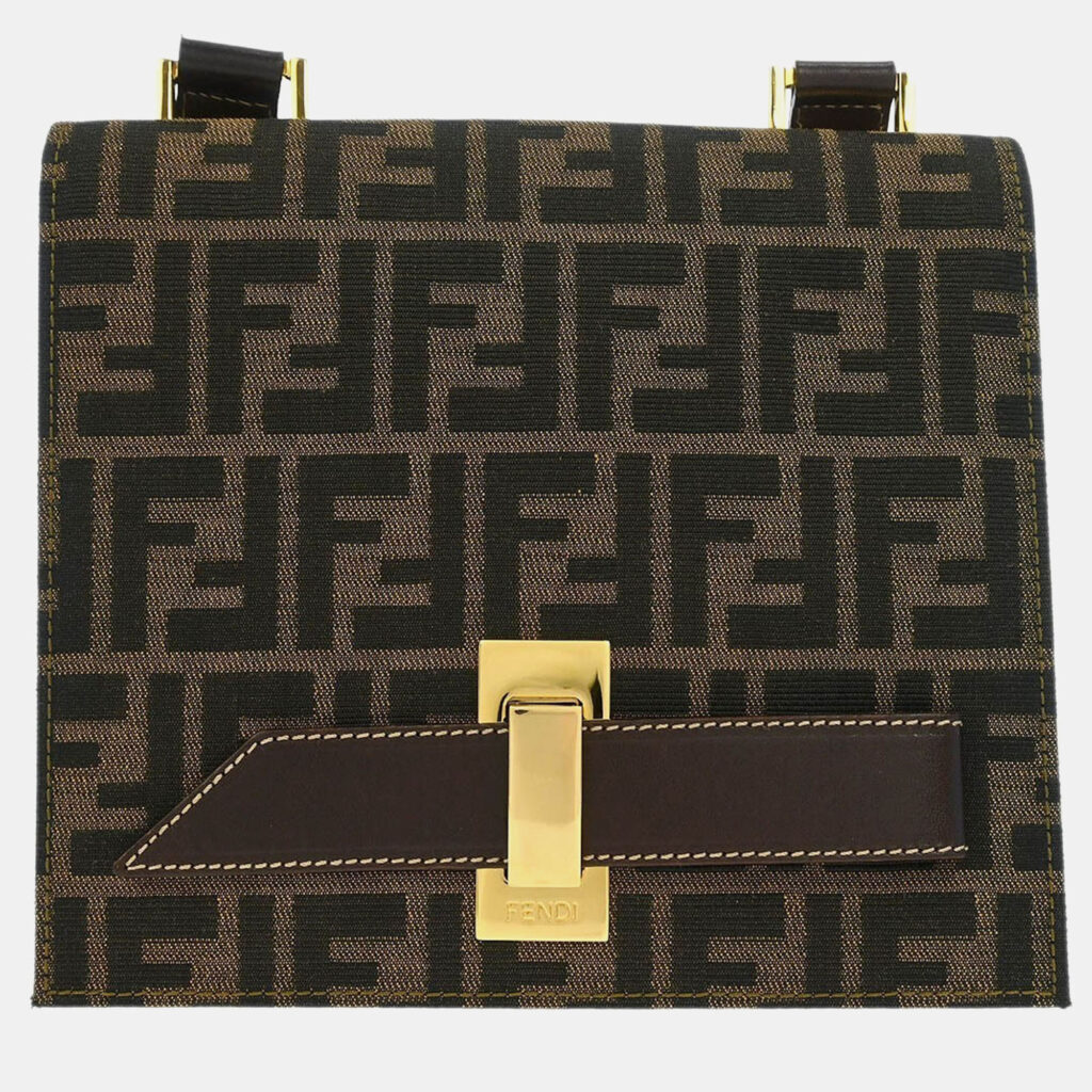 Fendi Brown Zucca Shoulder Bag Fendi Brown Zucca Shoulder Bag