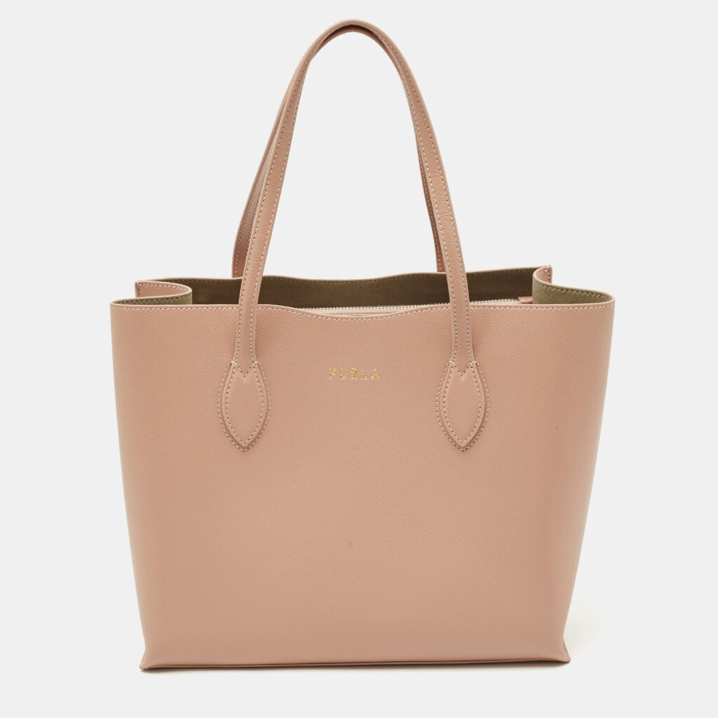 Furla Pink Leather Era Tote Furla Pink Leather Era Tote